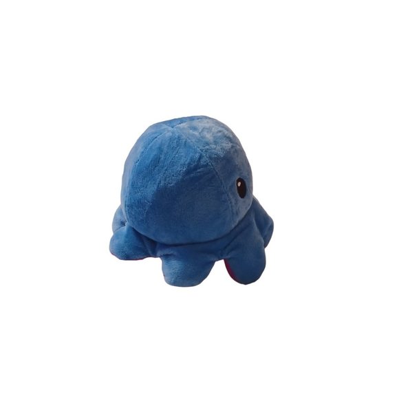 Blue & Purple Reversible Plush Mood Octopus - Picture 2 of 4